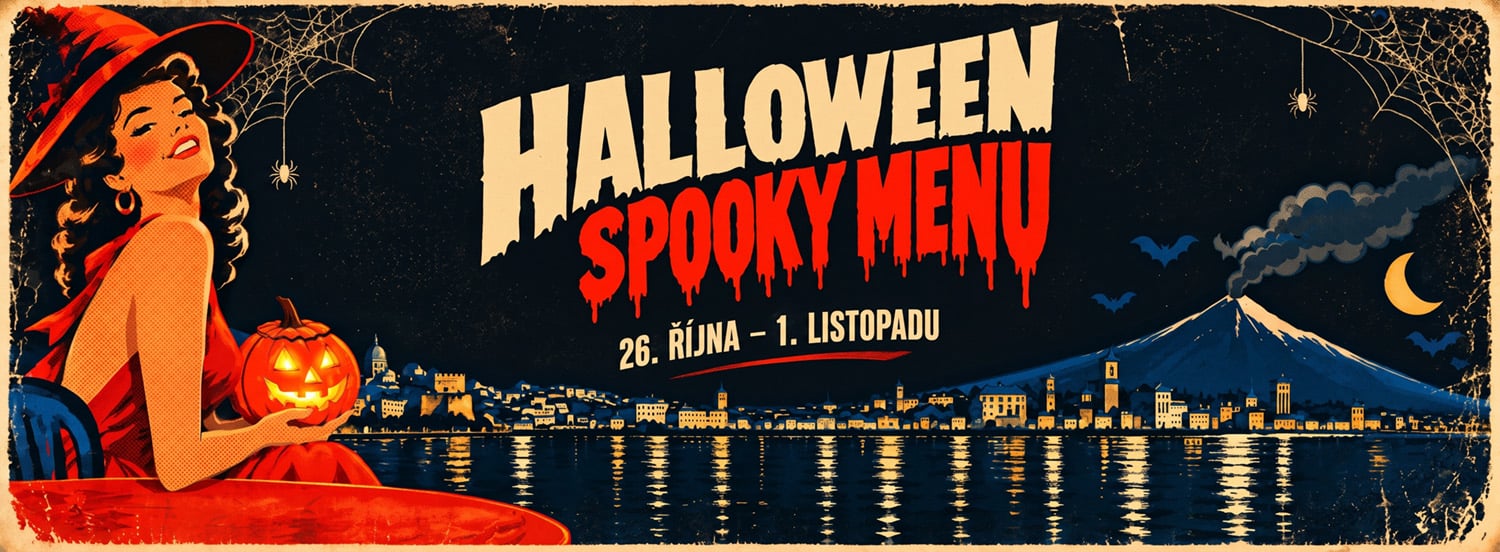 Halloweenské menu v restauraci Papaiolo