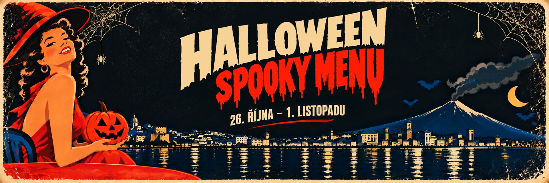 Halloweenské menu v restauraci Papaiolo